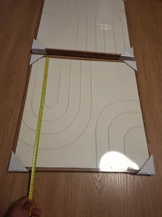 Dos cuadros decorativos 55x55.cm