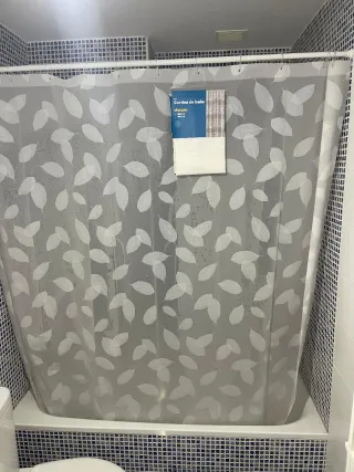 Cortina de baño Vanyva transparente