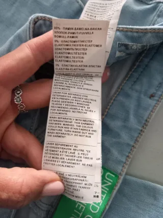 Pantalón vaquero Benetton mujer