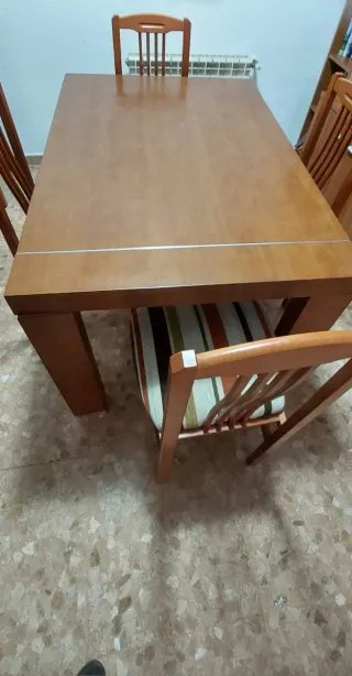 Mesa Comedor Extensible Madera