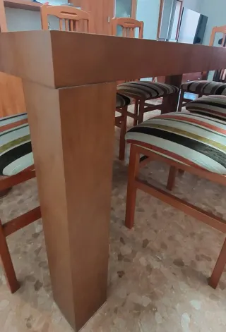 Mesa Comedor Extensible Madera