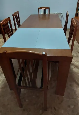 Mesa Comedor Extensible Madera