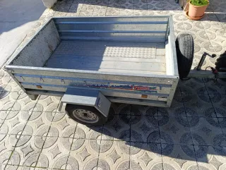 Remolque galvanizado carga basculante