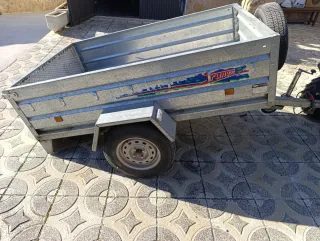 Remolque galvanizado carga basculante