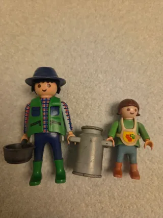 Lote Playmobil Granjeros y Animales