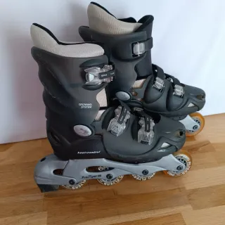 Patines en línea ajustables color negro