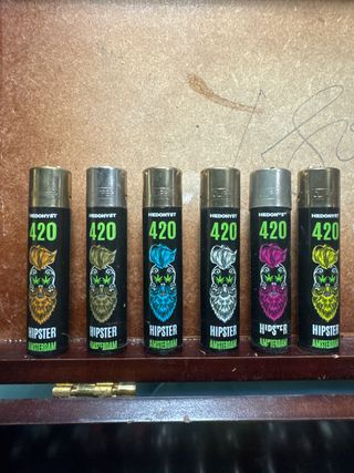 6 accendini Clipper rari Hipster Amsterdam