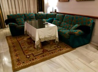 Mesa Camilla 130x70 + Cristal + Tela