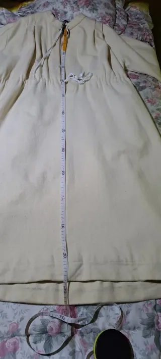 Túnica  Estameña blanca. Zamora. 1.30 largo