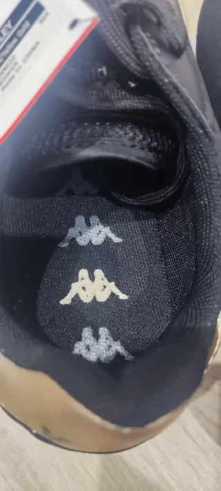 Zapatillas Kappa Mujer Negras y Doradas