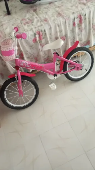 Bicicleta infantil rosa
