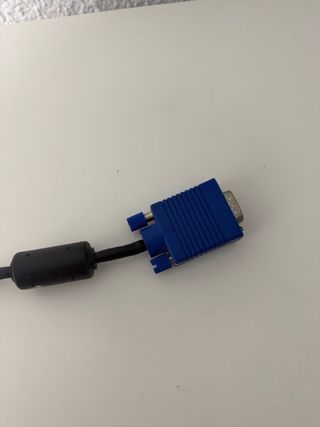 Monitor HP 1702 Plata y Negro con cable VGA