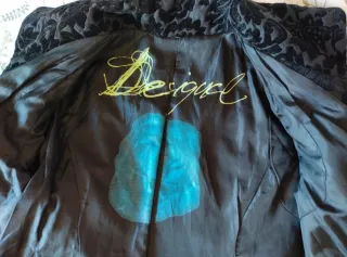 Abrigo Desigual Beige y Marrón