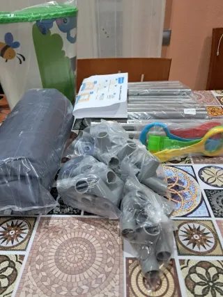 Parque infantil bebé 120x120x60