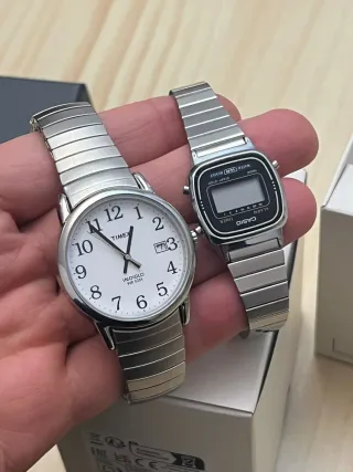 Reloj Timex T2H451  y Casio LA670WE