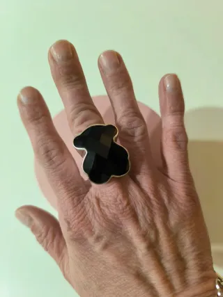 Anillo Tous onix grande XL