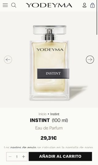 Perfume Yodeyma Instint