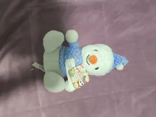 Peluche Muñeco Nieve Miniso con Etiquetas