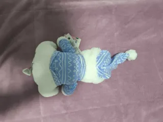 Peluche Muñeco Nieve Miniso con Etiquetas