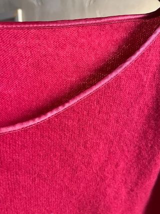 Maglione fucsia 90% lana