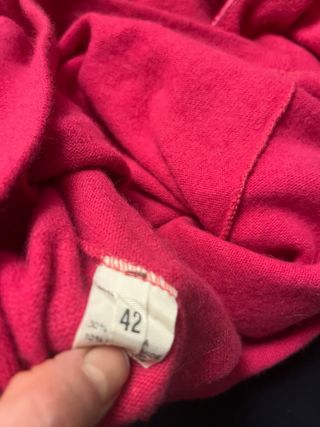 Maglione fucsia 90% lana