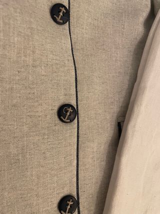 Traje Comunión Niño Gris y Blanco Lino