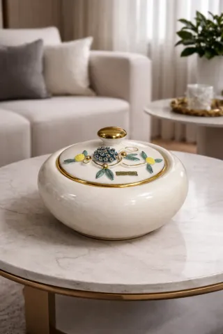 Bombonera Vintage Retro Oro de Ley