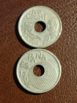 2 Monedas 25 Pts Sevilla 92