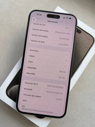 iPhone 15 Pro Max 256GB Impecable