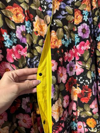 Traje de flamenca canastero estampado floral