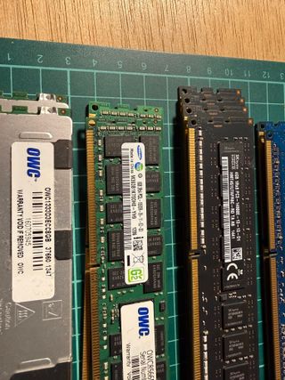 Lote RAM DDR3 ECC OWC + Adaptadores