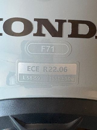 Casco HJC F71 Gris Honda
