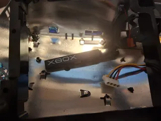 Carcasa XBOX y Fuente de Alimentación