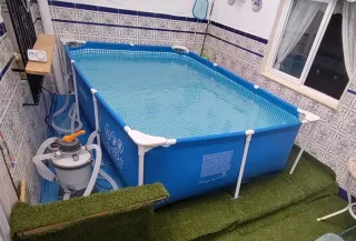 Piscina Intex y depuradora Bestway