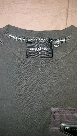 Camiseta Supply & Demand Negra Talla S