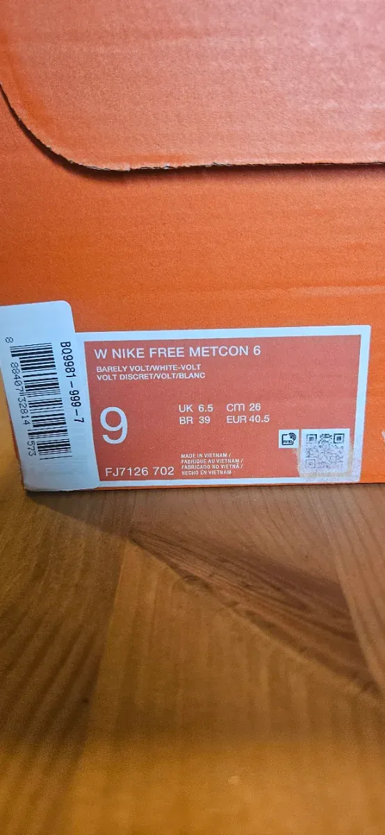 Nike Free Metcon 6 Talla 40.5