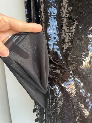 Falda Lentejuelas Zara Talla M