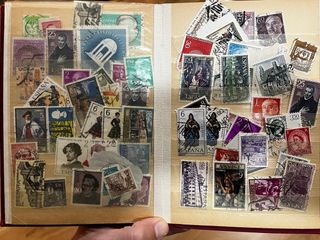 Colección álbum Sellos Antiguos vintage