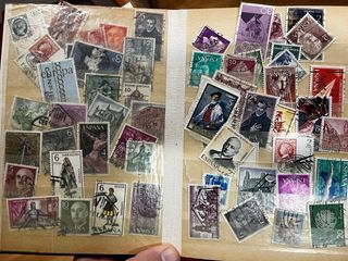 Colección álbum Sellos Antiguos vintage