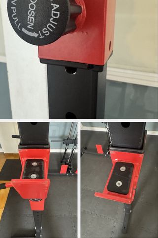 Rack Musculación con Polea + Suelo y Accesorios