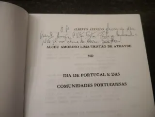 Livro Alceu Amoroso Lima Vintage