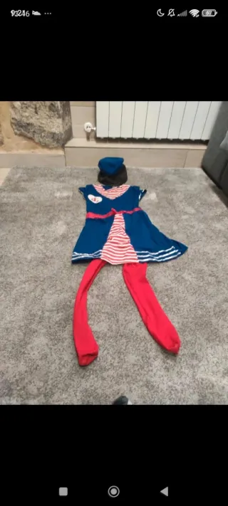 Disfraz marinero niña