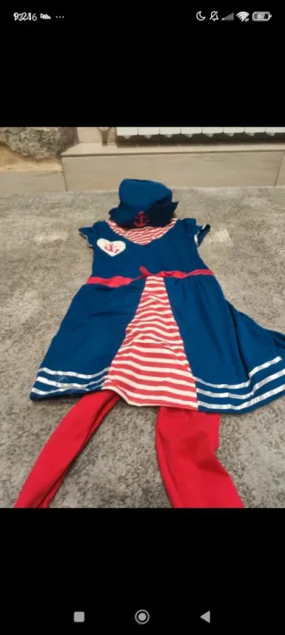 Disfraz marinero niña