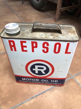 Lata Aceite Repsol Motor Oil HD Antigua