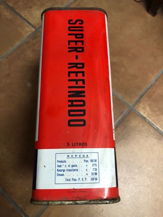 Lata Aceite Repsol Motor Oil HD Antigua