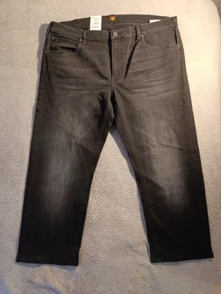 Pantalón Vaquero Lee Gris/Negro Talla 52 XXXL Nuev