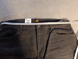 Pantalón Vaquero Lee Gris/Negro Talla 52 XXXL Nuev