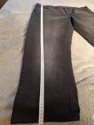 Pantalón Vaquero Lee Gris/Negro Talla 52 XXXL Nuev