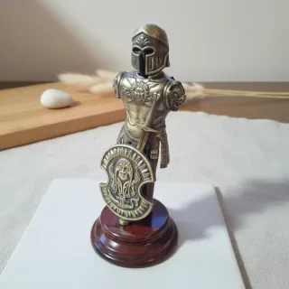 Busto Guerrero Griego Bronce + Espada