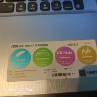 Computer portatile Asus In Search of Incredible